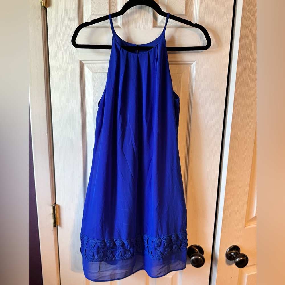 Vibrant Blue Sleeveless Dress